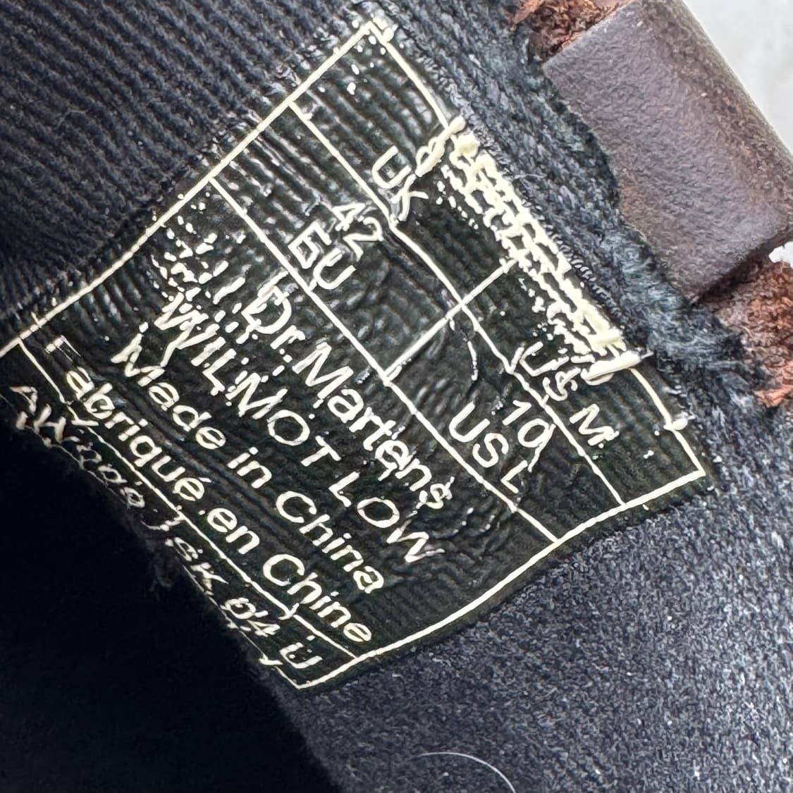 닥터마틴 OG 윌모트 더비 보트 슈즈 크레이지호스 1461 UK8 상품이미지7