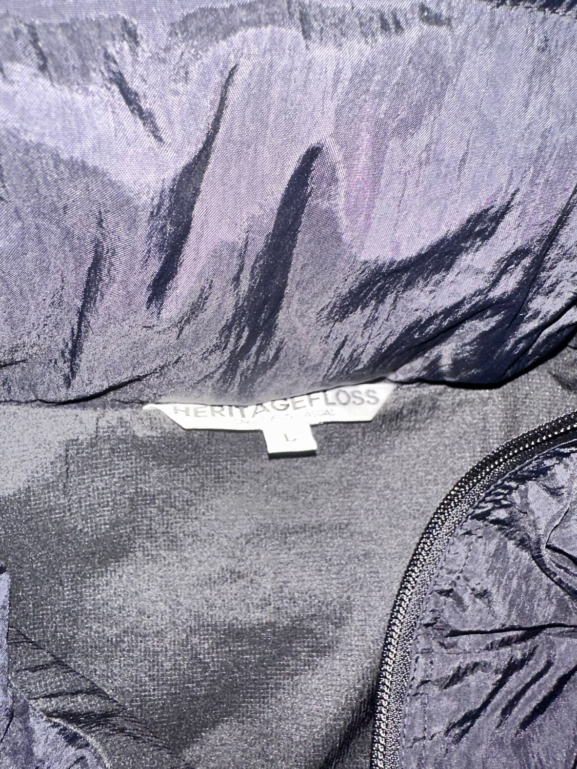 헤리티지플로스 나일론 워셔 자켓 블랙 상품이미지3