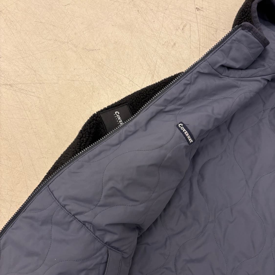 커버낫 리버시블 플리스 자켓 상품이미지3