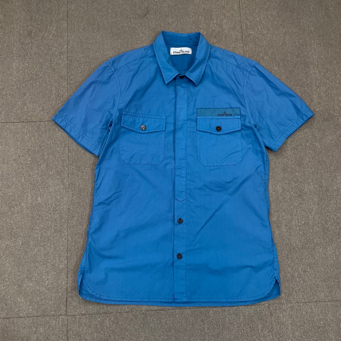 STONE ISLAND 스톤아일랜드 워크 하프셔츠  상품이미지1