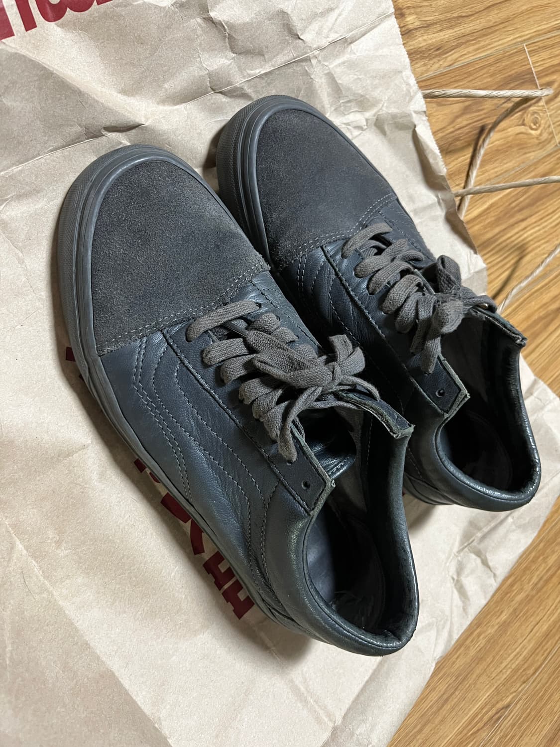 반스 us 8 사이즈 가죽  상품이미지4