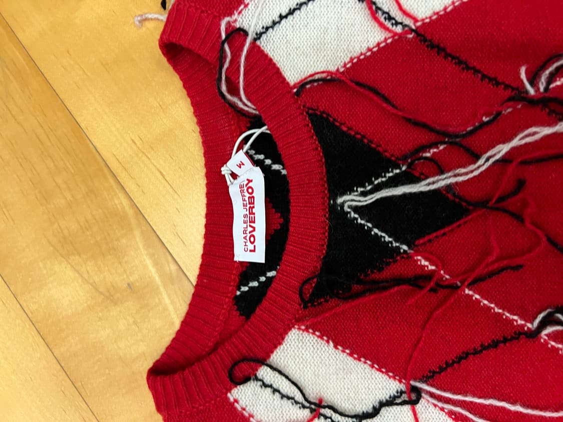 찰스제프리러버보이 니트 베스트 M 상품이미지3