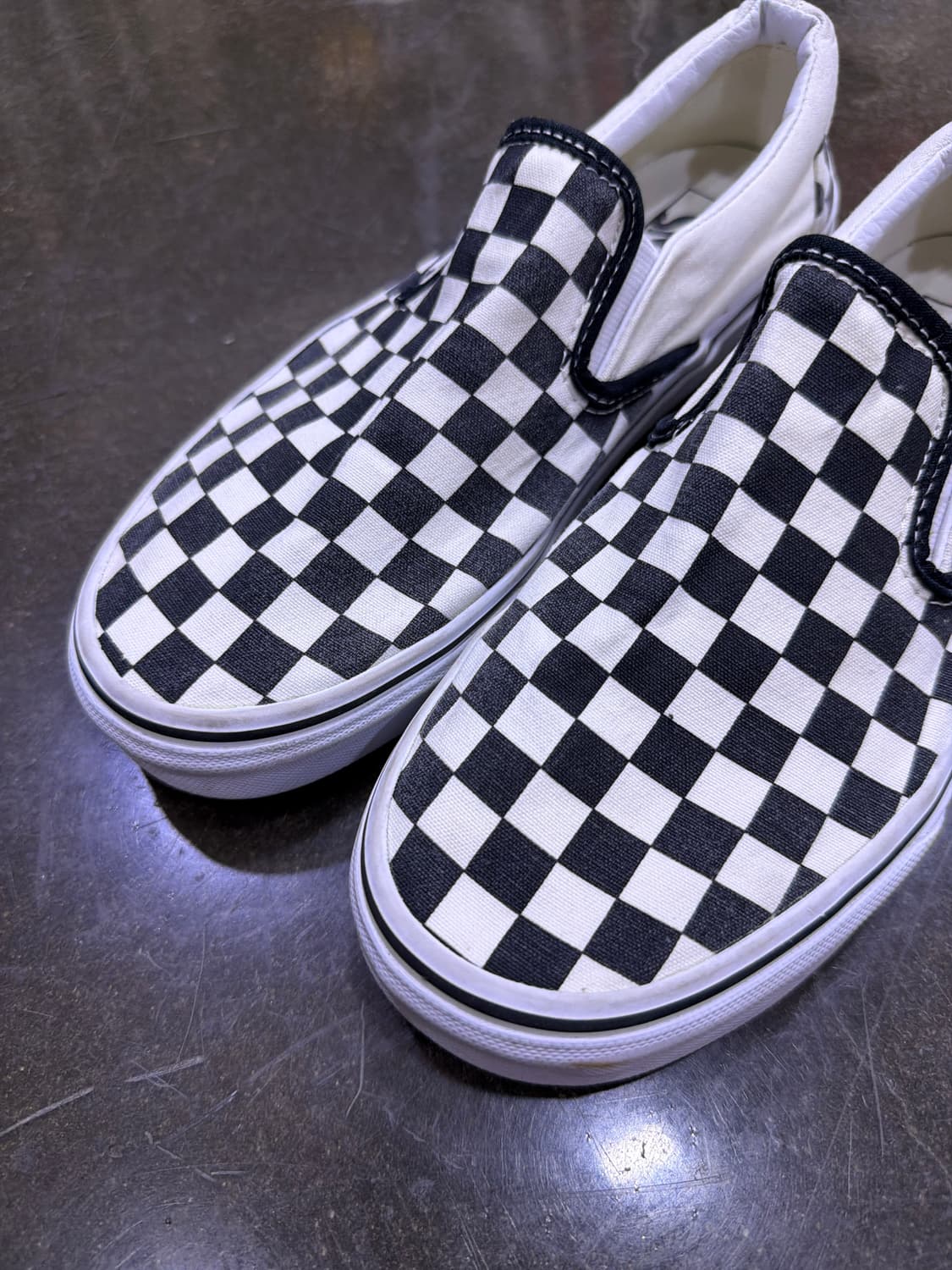 반스 체커보드 슬립온 스니커즈 260 상품이미지3