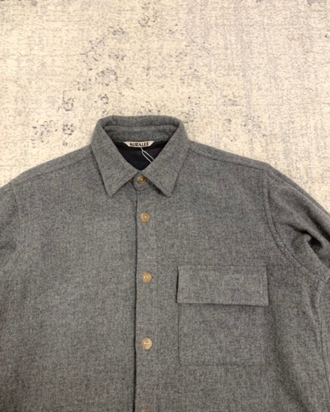 오라리 울 블렌드 셔츠 상품이미지3