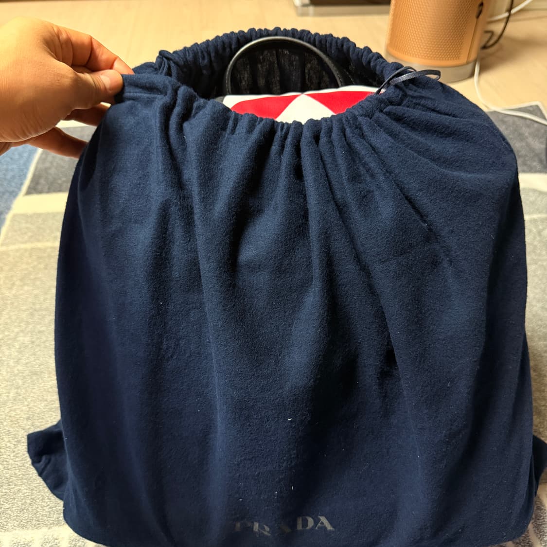 PRADA 프라다 나일론 백팩 새상품 남녀공용 상품이미지5