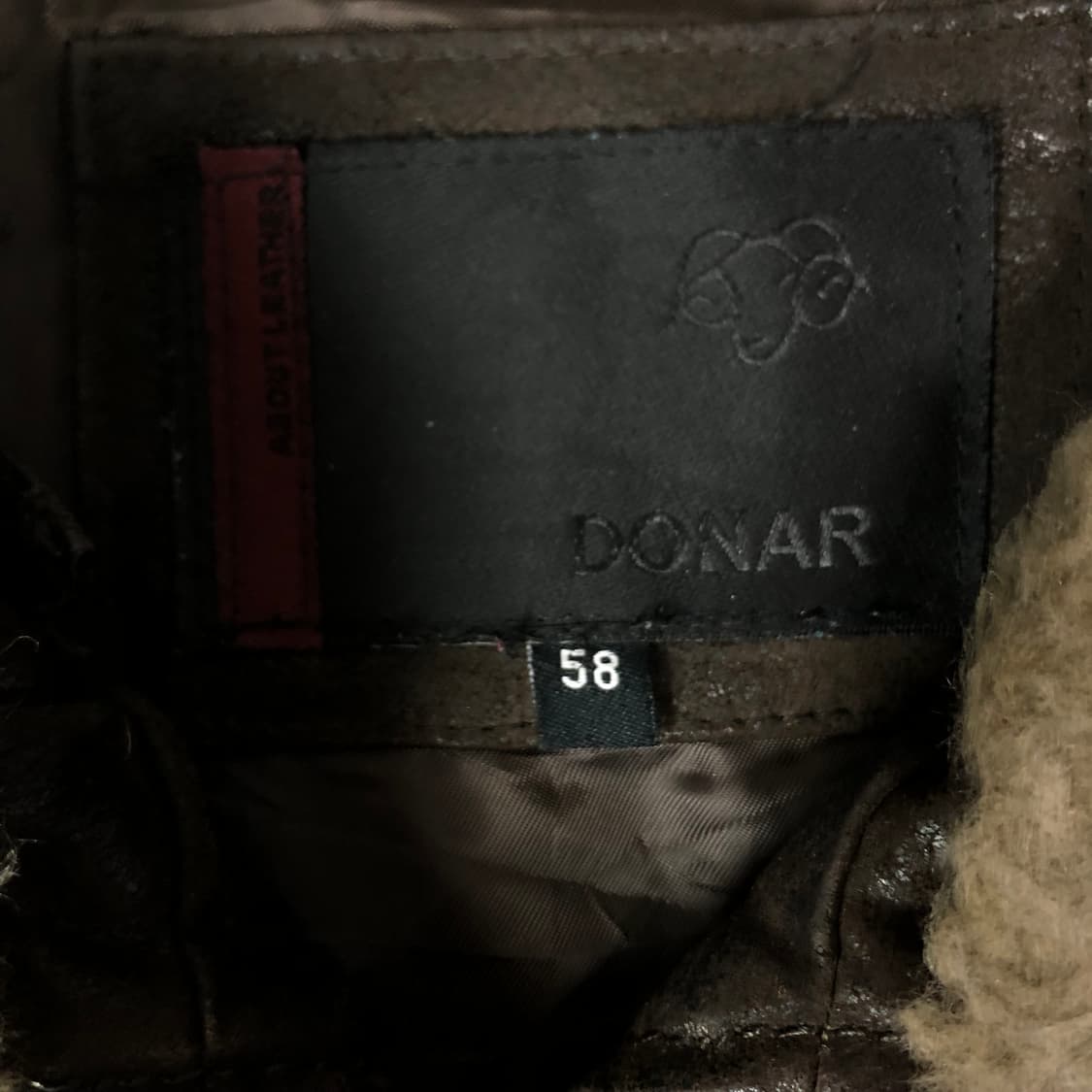 Donar 쉐어링 카라 레더자켓 *퍼탈부착가능 상품이미지6