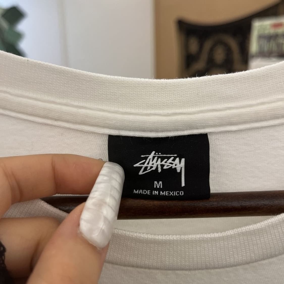 스투시 빈티지 캐주얼 스트릿 펑크 키치 반팔티 M C10999 상품이미지5