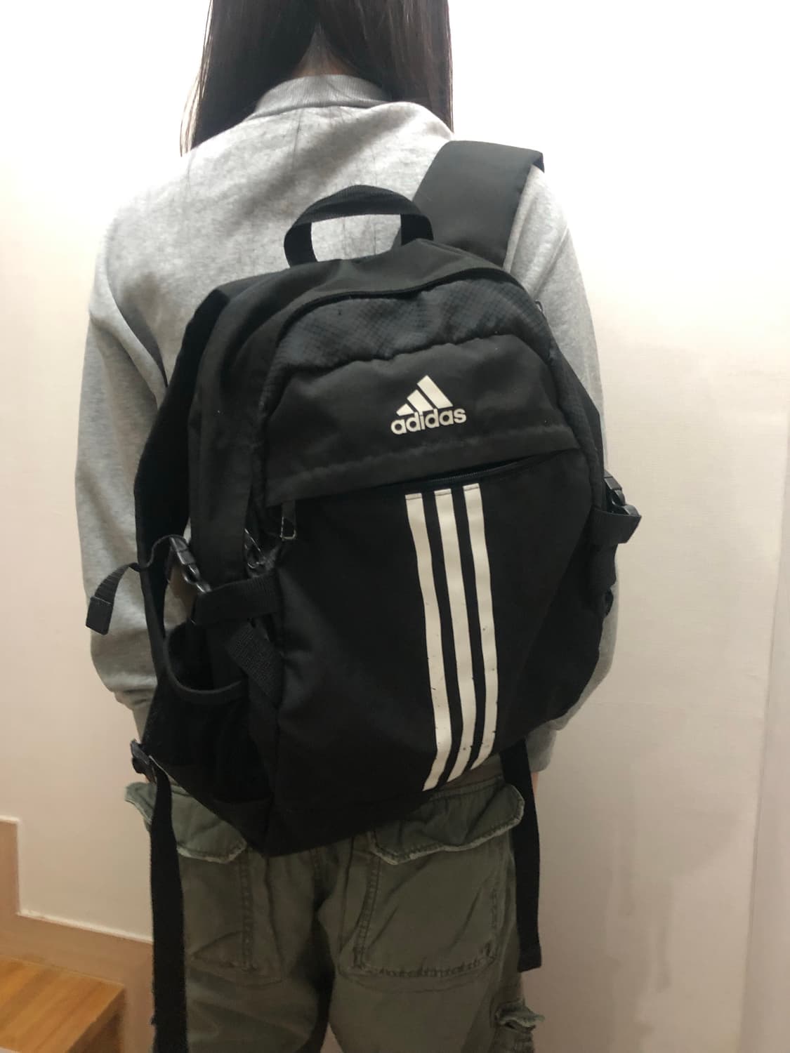 빈티지 아디다스 블랙 백팩 상품이미지3