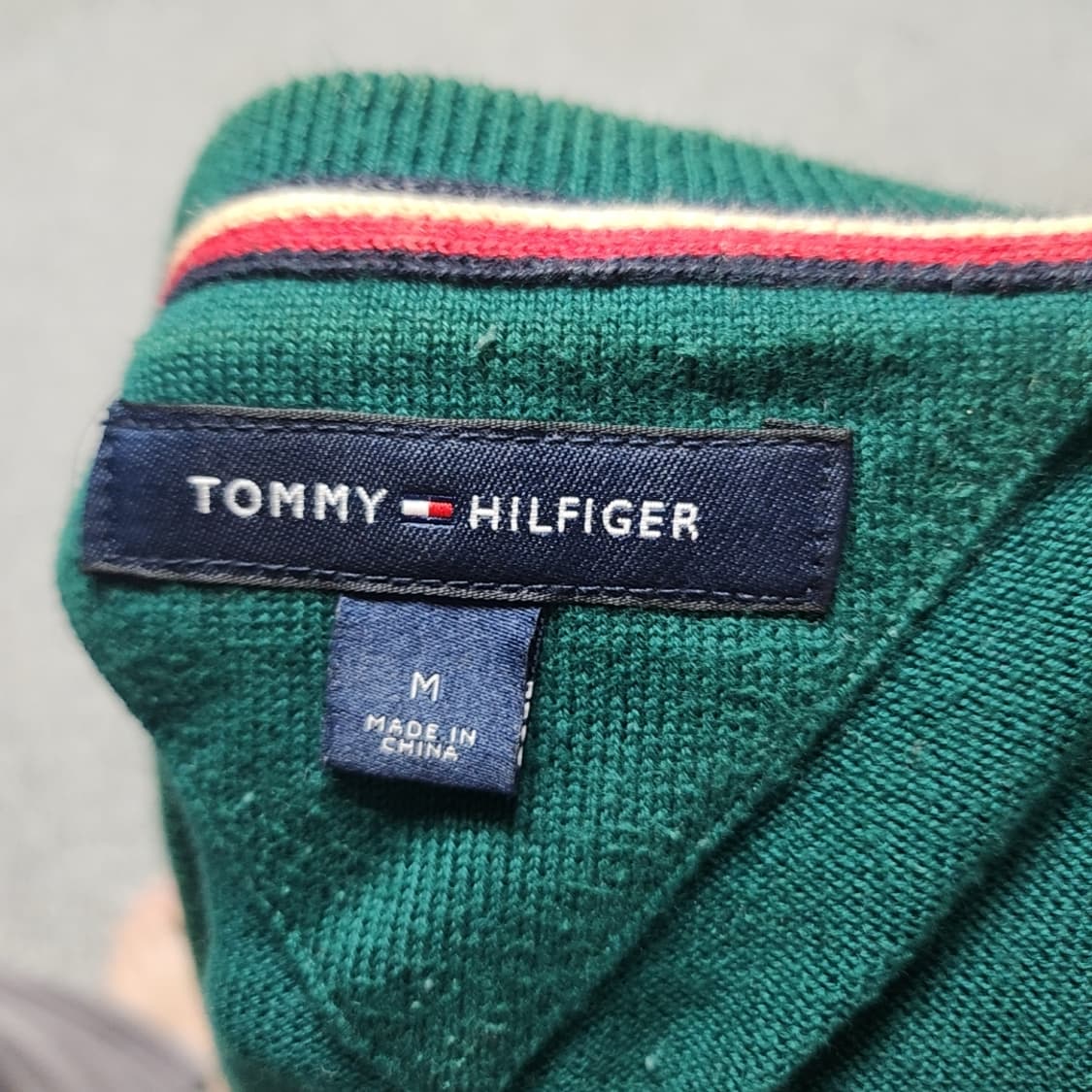 [M] 타미힐피거 아가일체크 니트 (2837) 상품이미지4