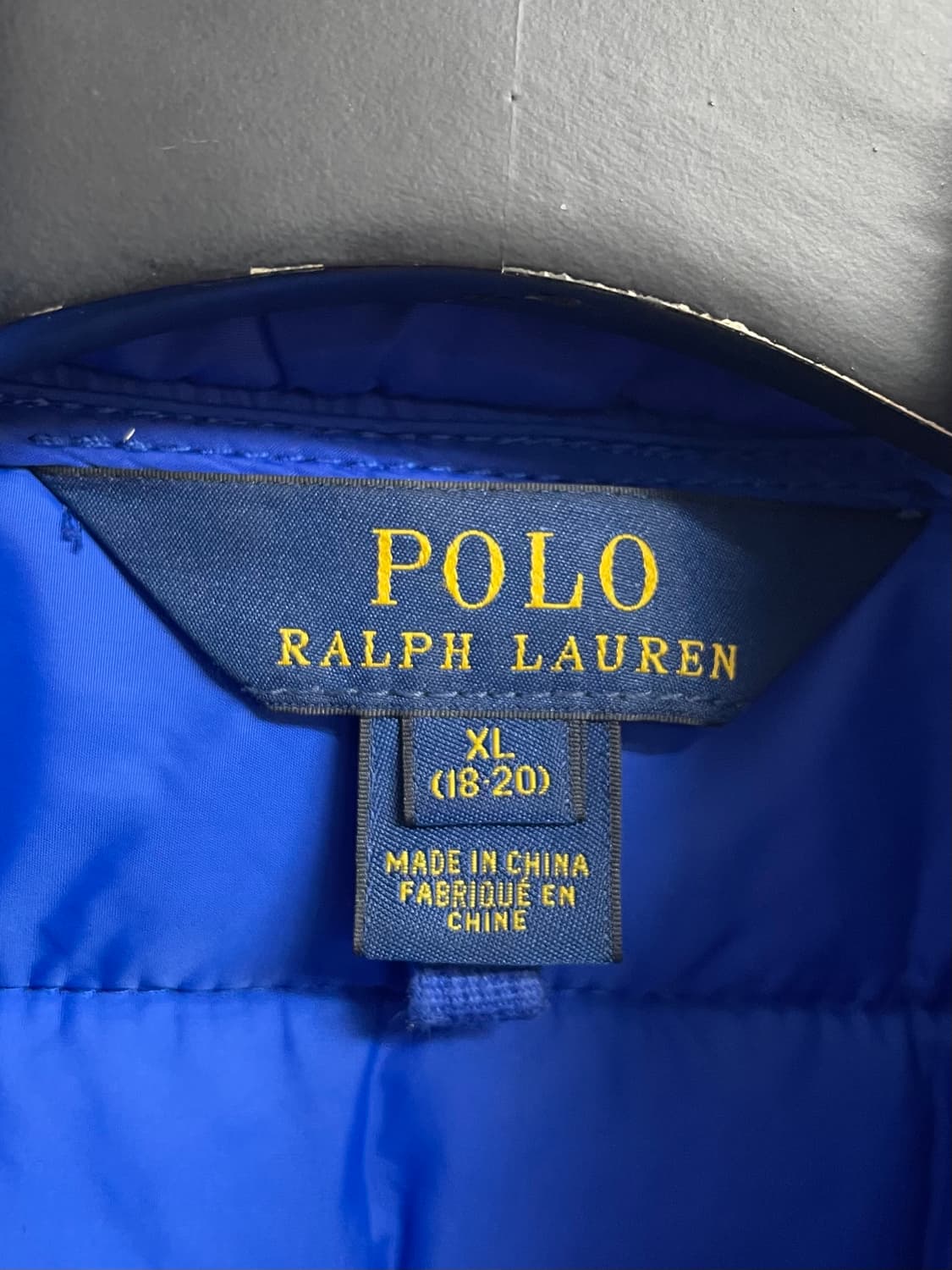 폴로 랄프로렌 보이즈 코발트 블루 경량 조끼패딩 (on.155)   상품이미지7