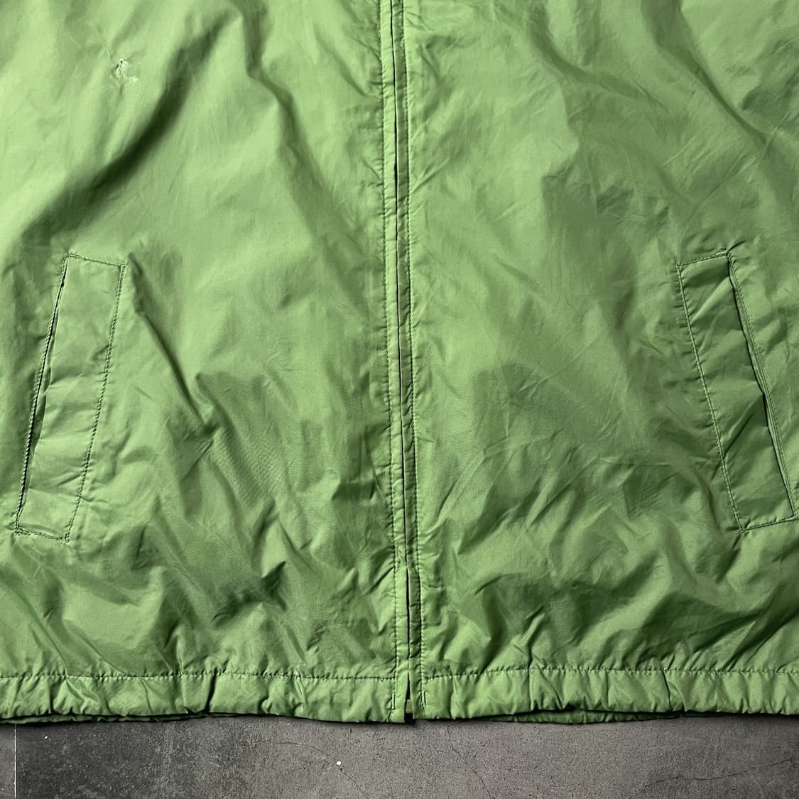 LANDS' END 빈티지 그린 후드 윈드브레이커 A00557 상품이미지4