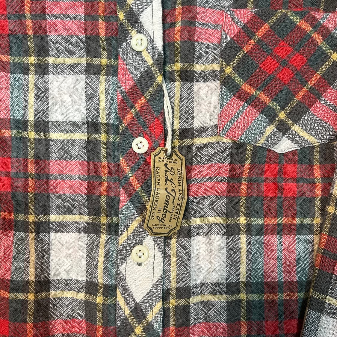 [S] 폴로 데님 앤 서플라이 체크셔츠 상품이미지3