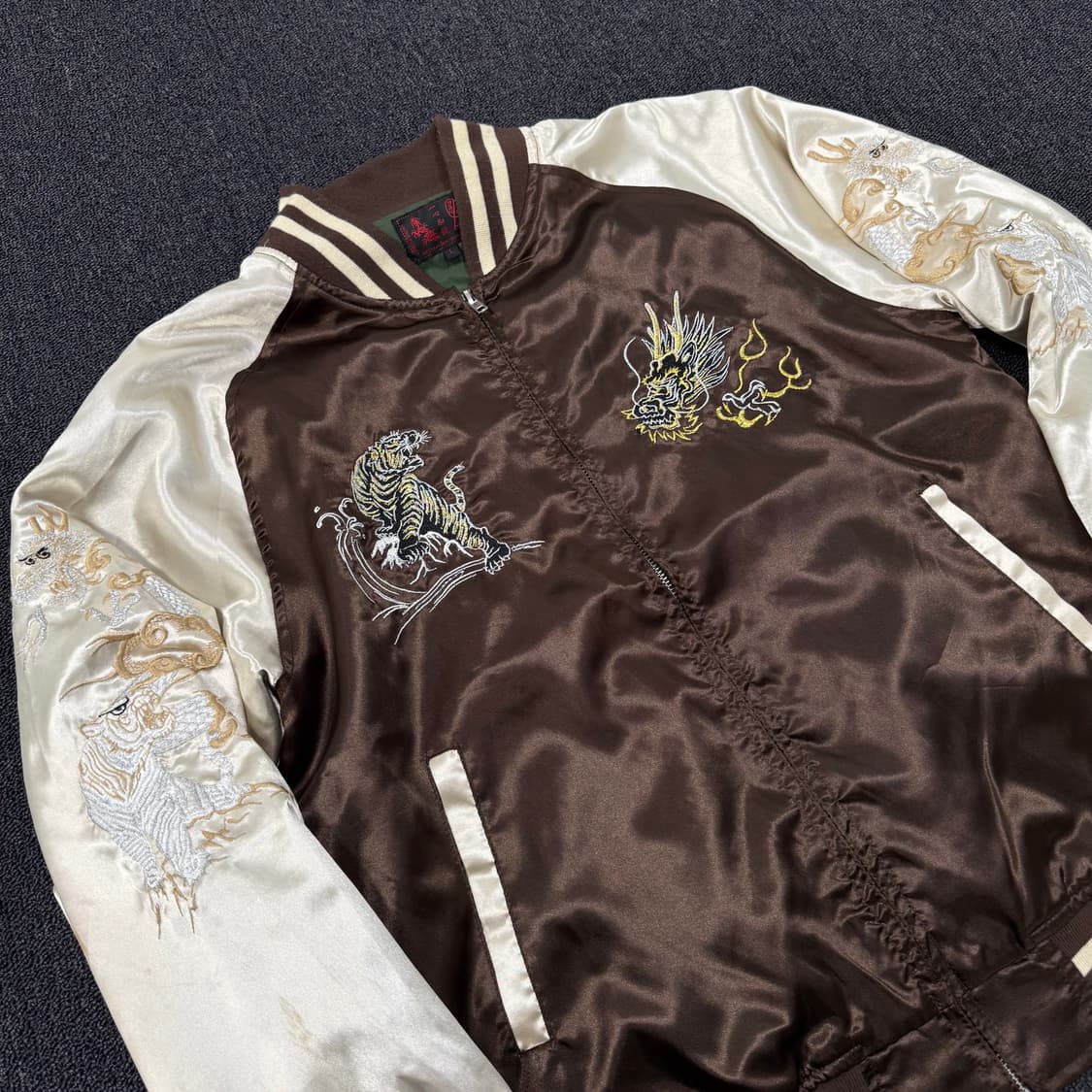 일본 오리엔탈 일심여경 자수 스카쟌 상품이미지4