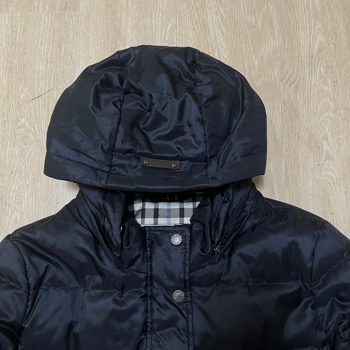 닥스 런던 DAKS 여성 프리미엄 구스다운 후드 롱패딩 M(95) 상품이미지5