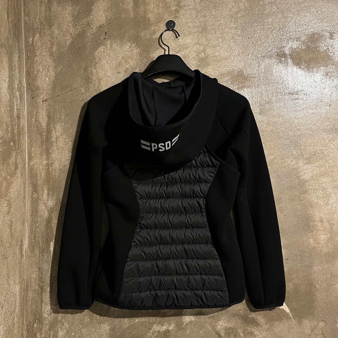 파사디 부분 패딩 후드 자켓 상품이미지4