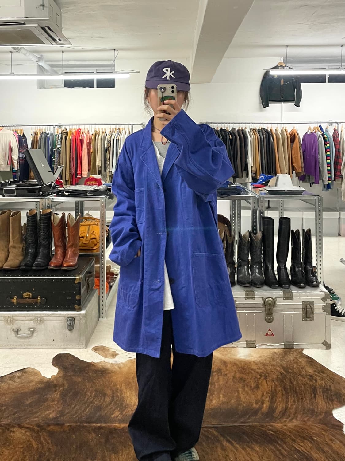 VTG french work shop coat 빈티지 프렌치 워크 샵코트 상품이미지1