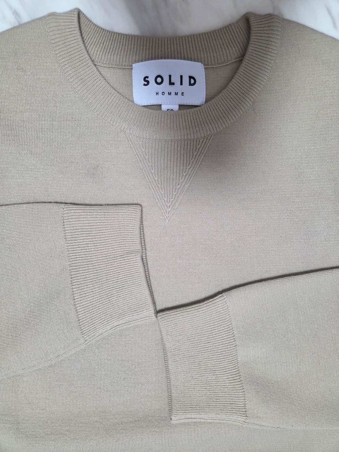 솔리드옴므 니트 맨투맨 상품이미지3