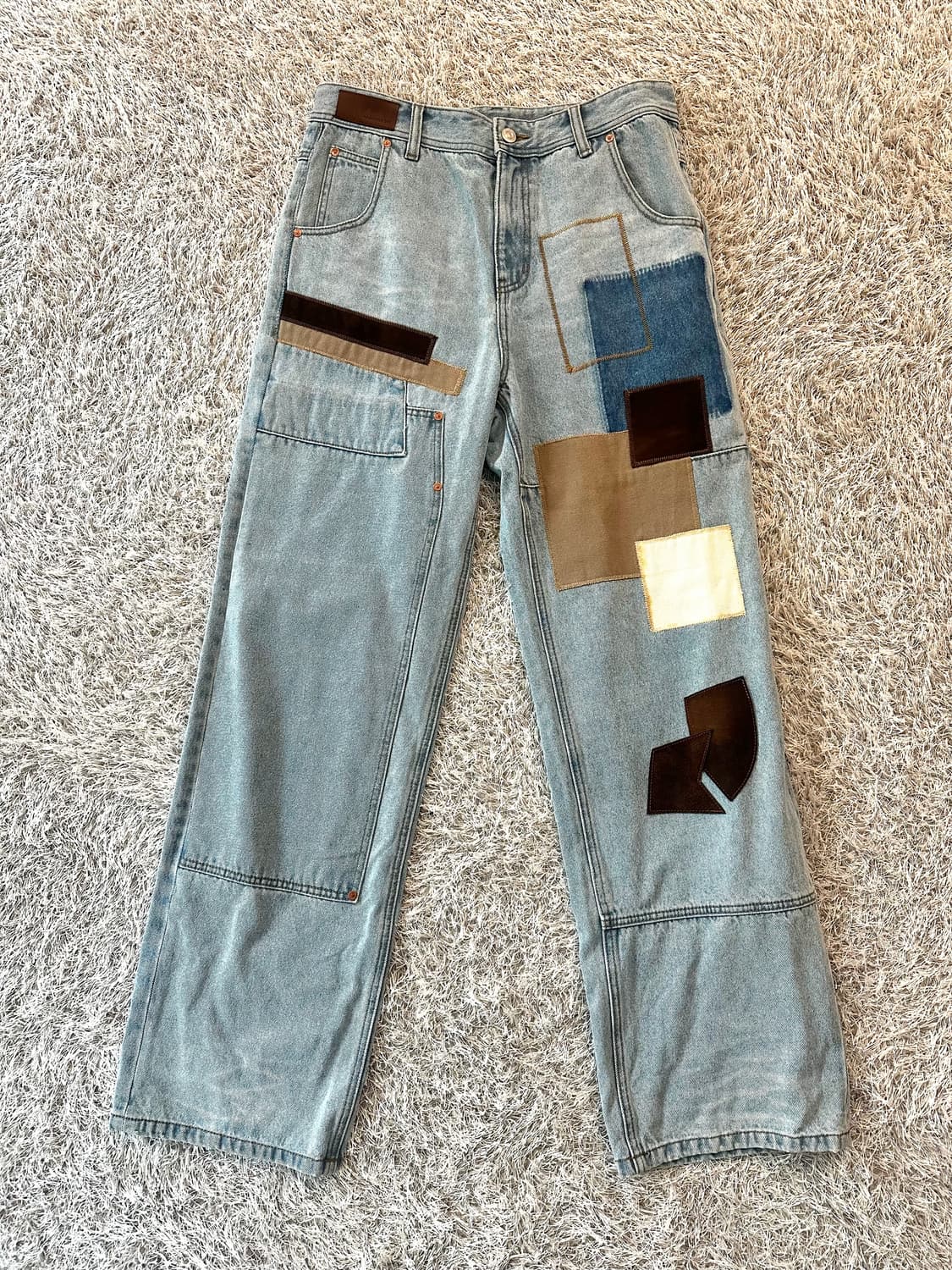 앤더슨 벨 래더코튼 패치 데님 상품이미지1