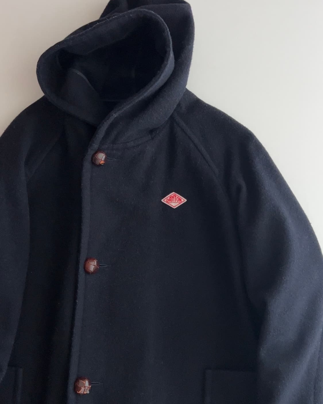 단톤 후드 모서 울코트 36 상품이미지3