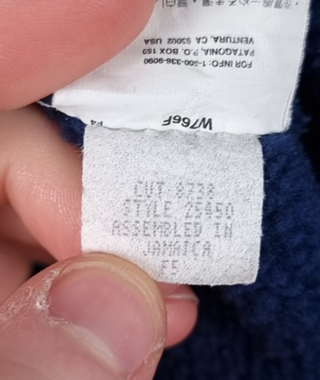 90s 파타고니아 신칠라 스냅-T 블루/네이비 자메이카 상품이미지7