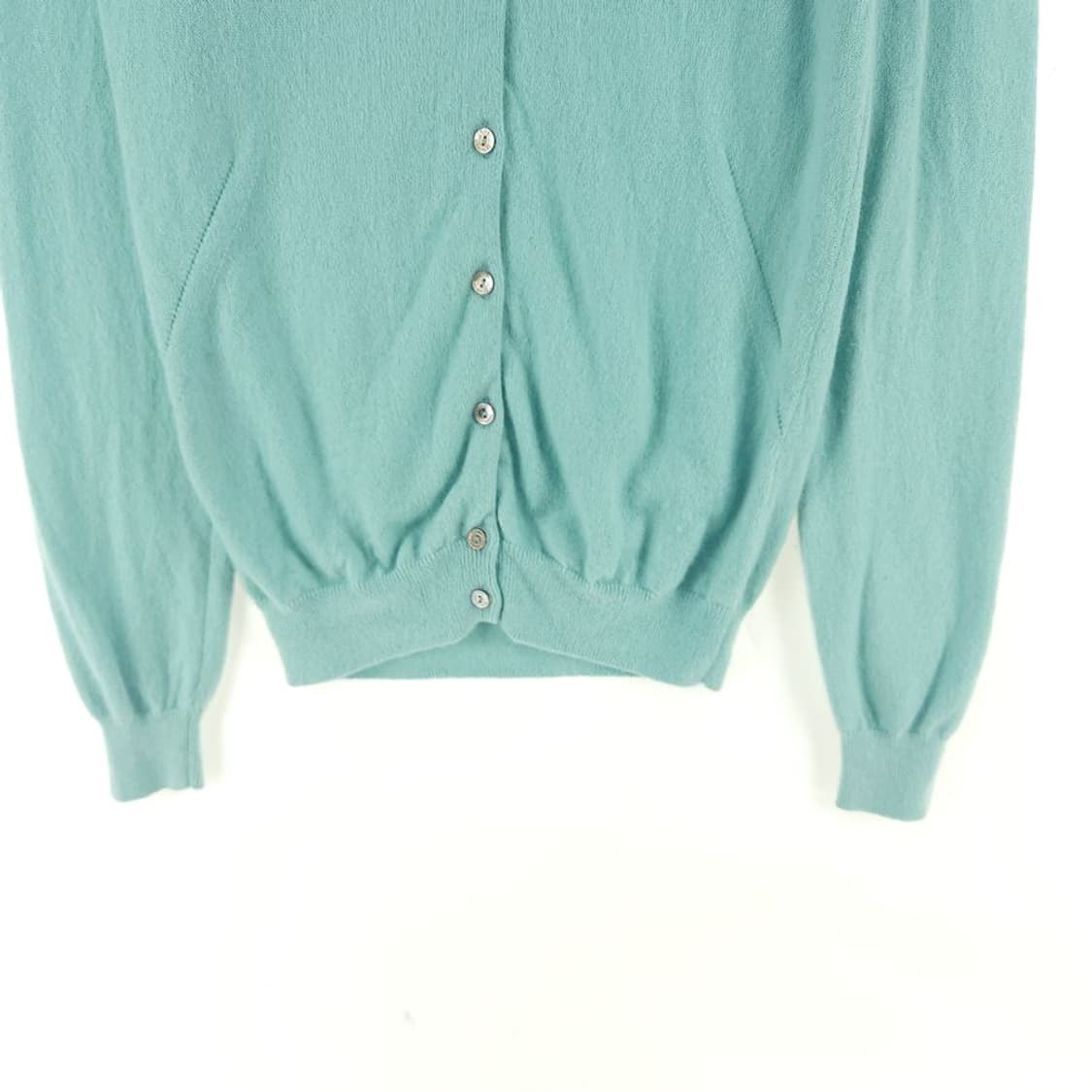 [여XL]고비(GOBI) 캐시미어 가디건[Y5C-169]/레이디블루 상품이미지3