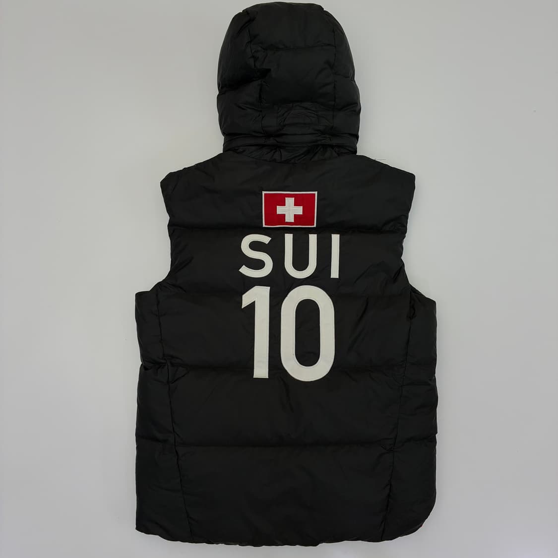 Polo  폴로 랄프로렌 자수 스위스 블랙 푸퍼 베스 트 패딩 상품이미지3