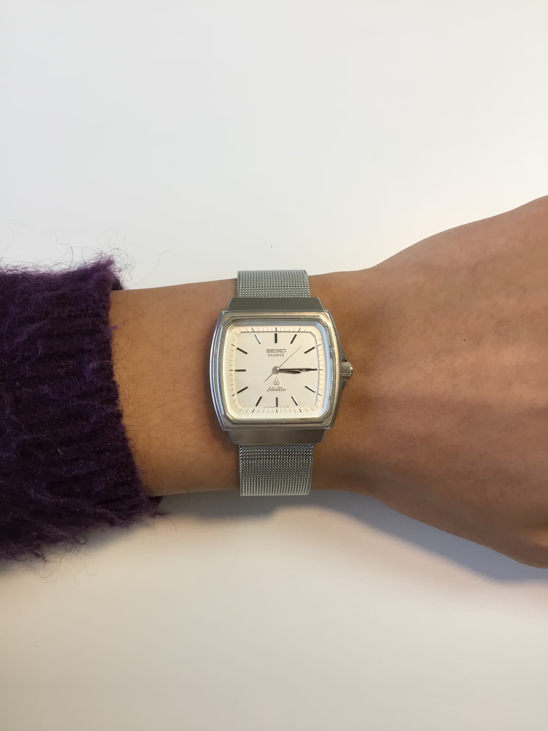 80s seiko silver wave square ver.2 상품이미지2