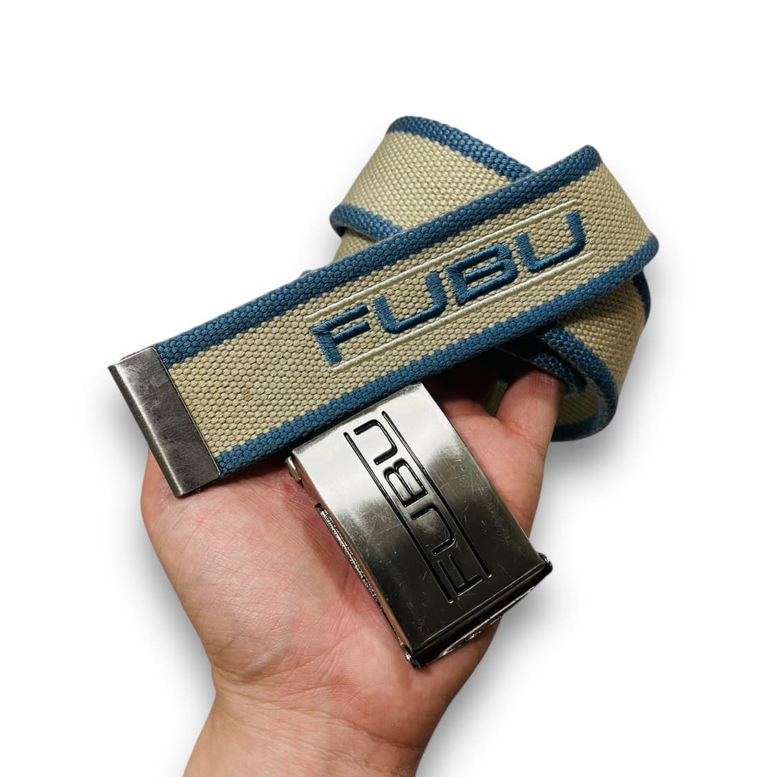 푸부 패브릭 올드스쿨 힙합 클립 빈티지 벨트 상품이미지2