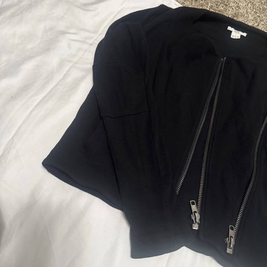 헬무트 랭 비대칭 집업 모토 자켓 상품이미지6