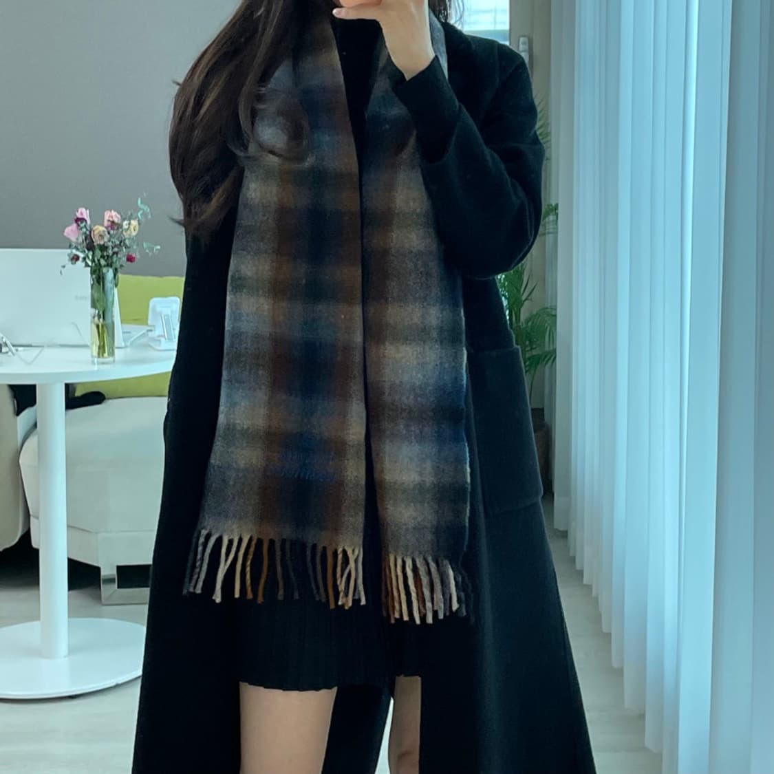 비비안웨스트우드 체크 머플러 목도리 상품이미지8