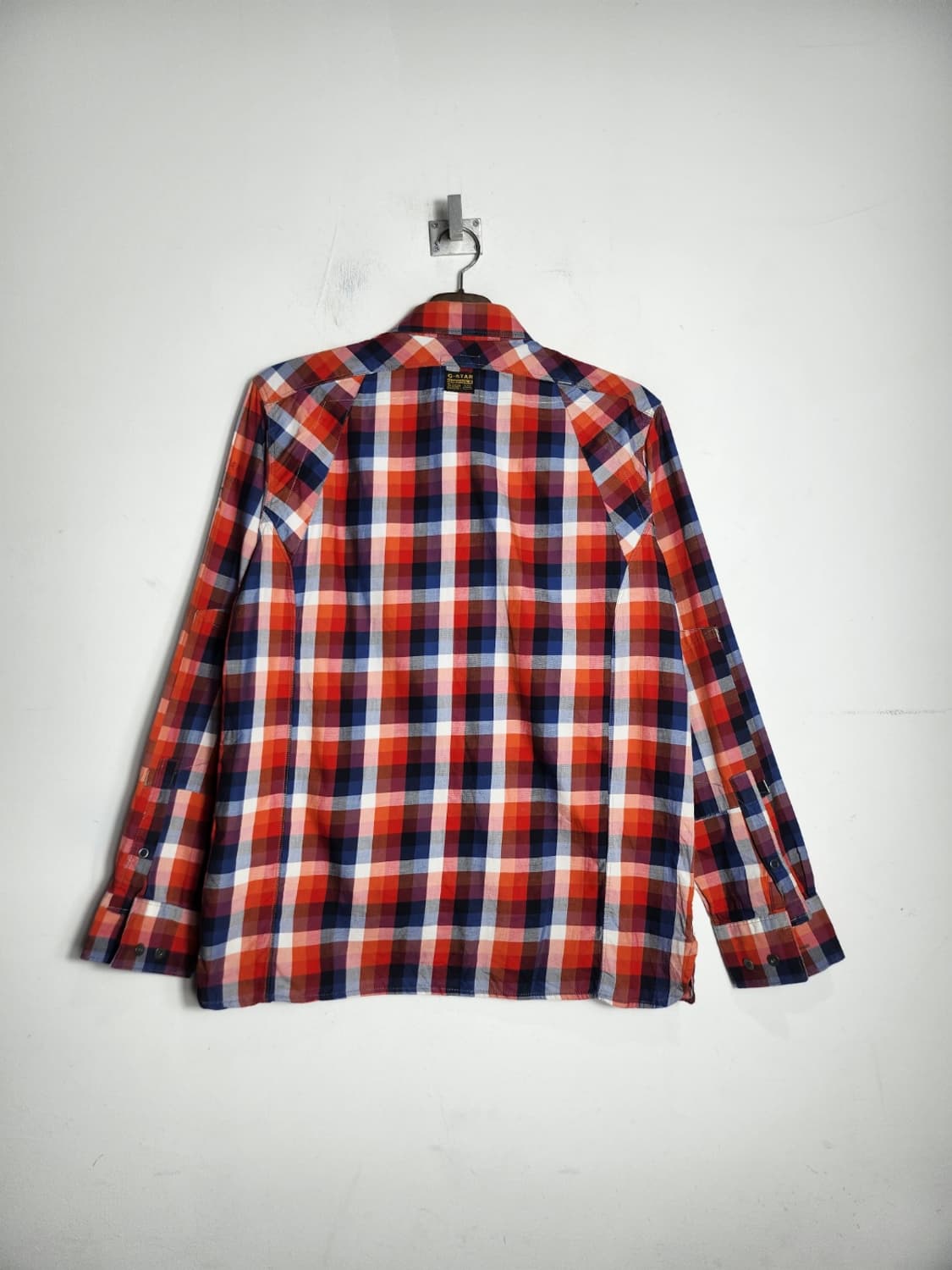 L 지스타로우 빈티지 멀티 체크 셔츠 남방 상품이미지8