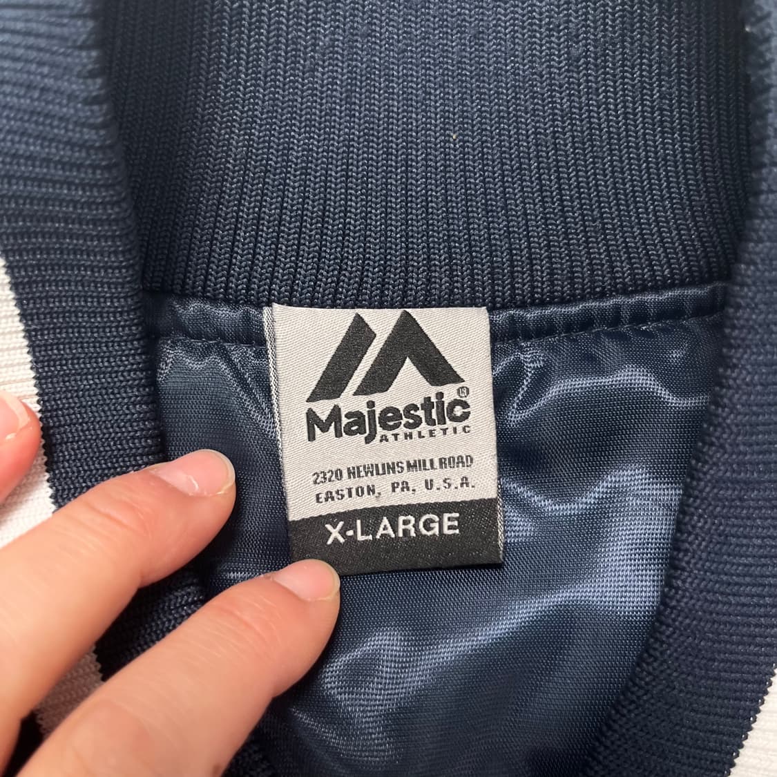 100 90s 마제스틱 일본판 뉴욕 양키즈 스타디움 바시티 자켓  상품이미지4