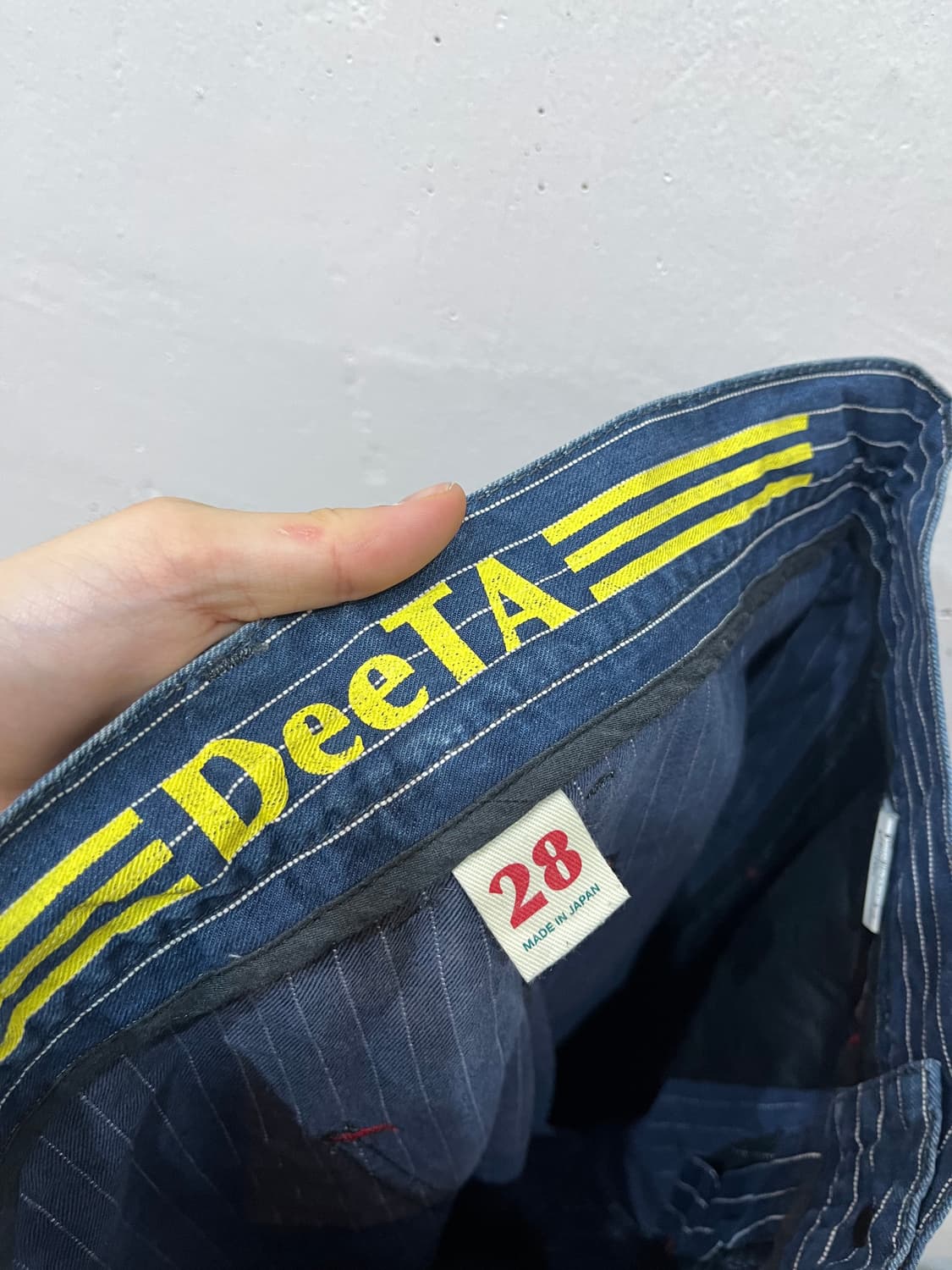 Deeta 워시드 히코리 카펜터 데님팬츠 Made in JAPAN  상품이미지6