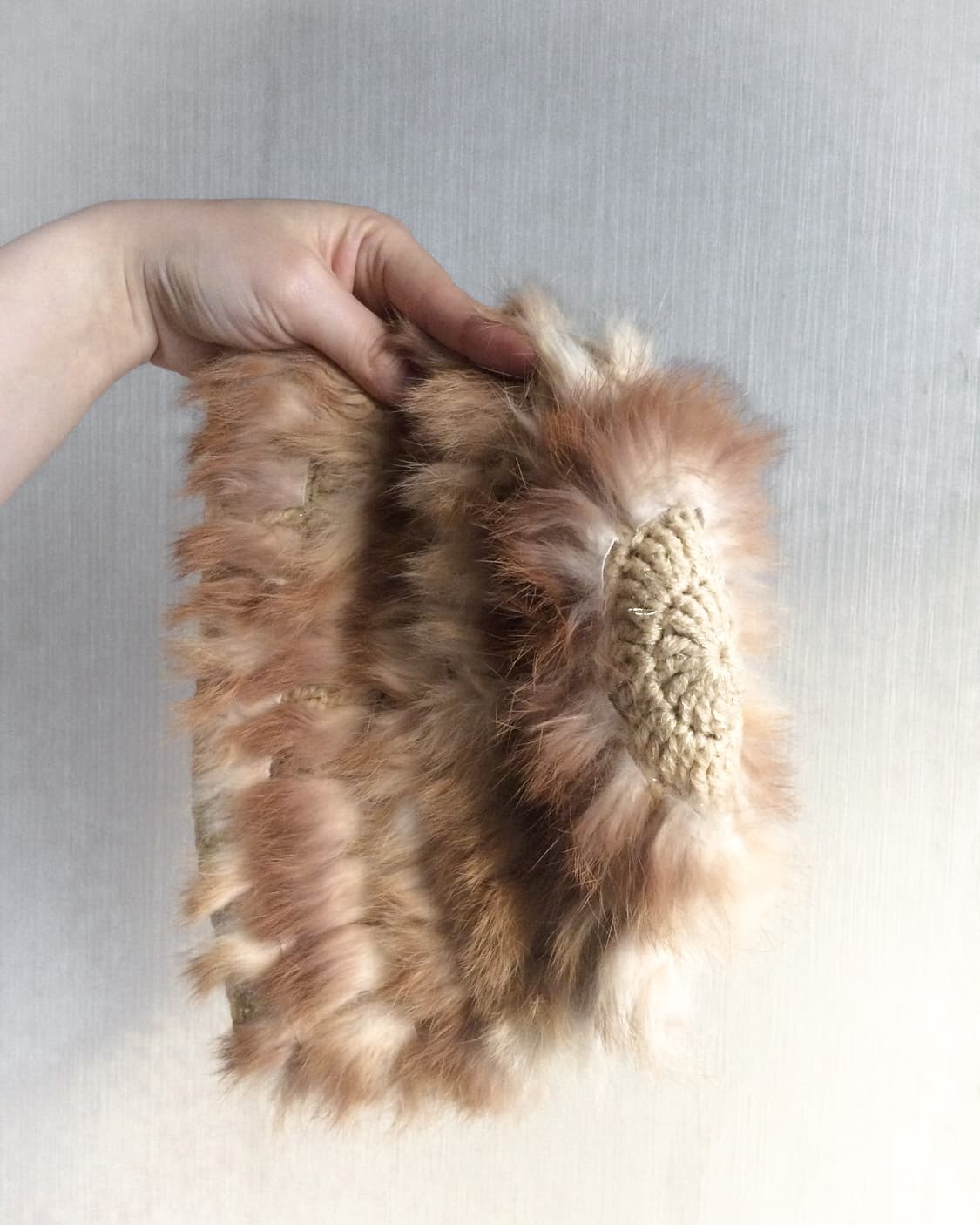  Rabbit fur trimming beanie 상품이미지7