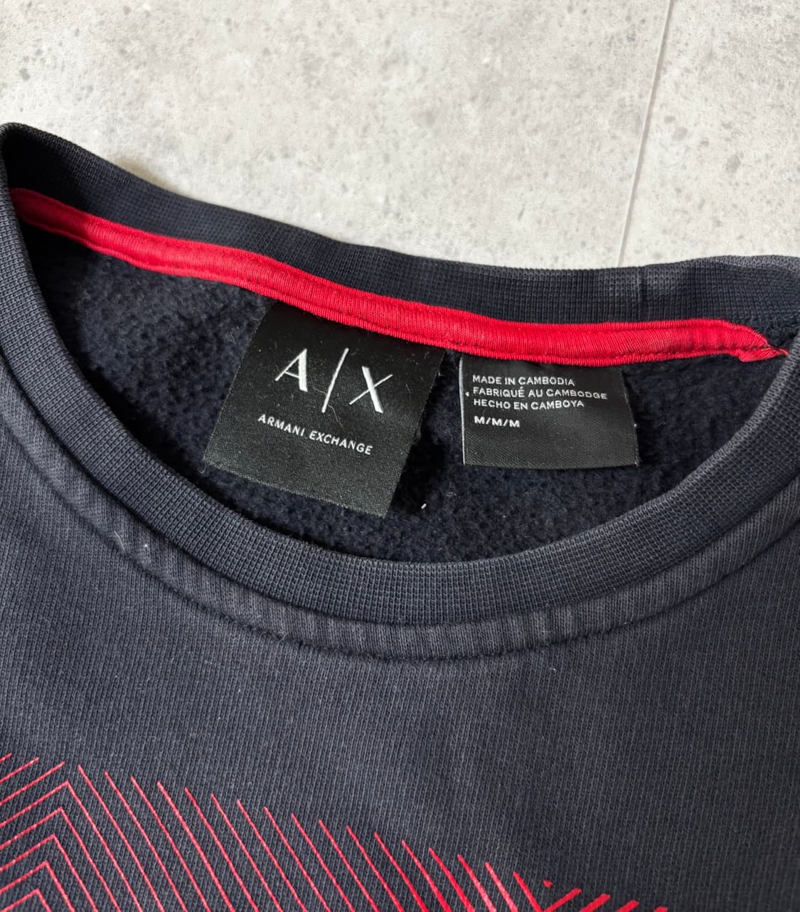 아르마니 익스체인지 기모 맨투맨 상품이미지2