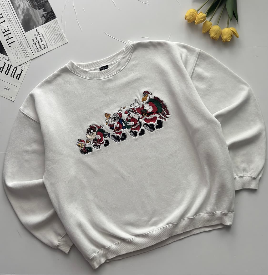 워너브라더스 루니툰 크리스마스 빈티지 맨투맨 상품이미지1