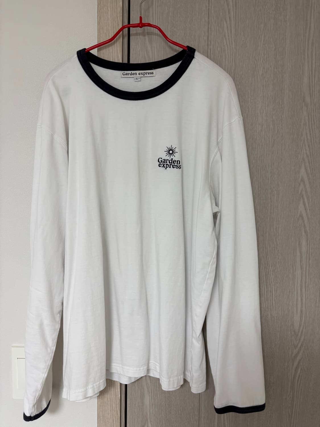 가든익스프레스 SYMBOL LOGO LONG SLEEVE (white) 상품이미지2