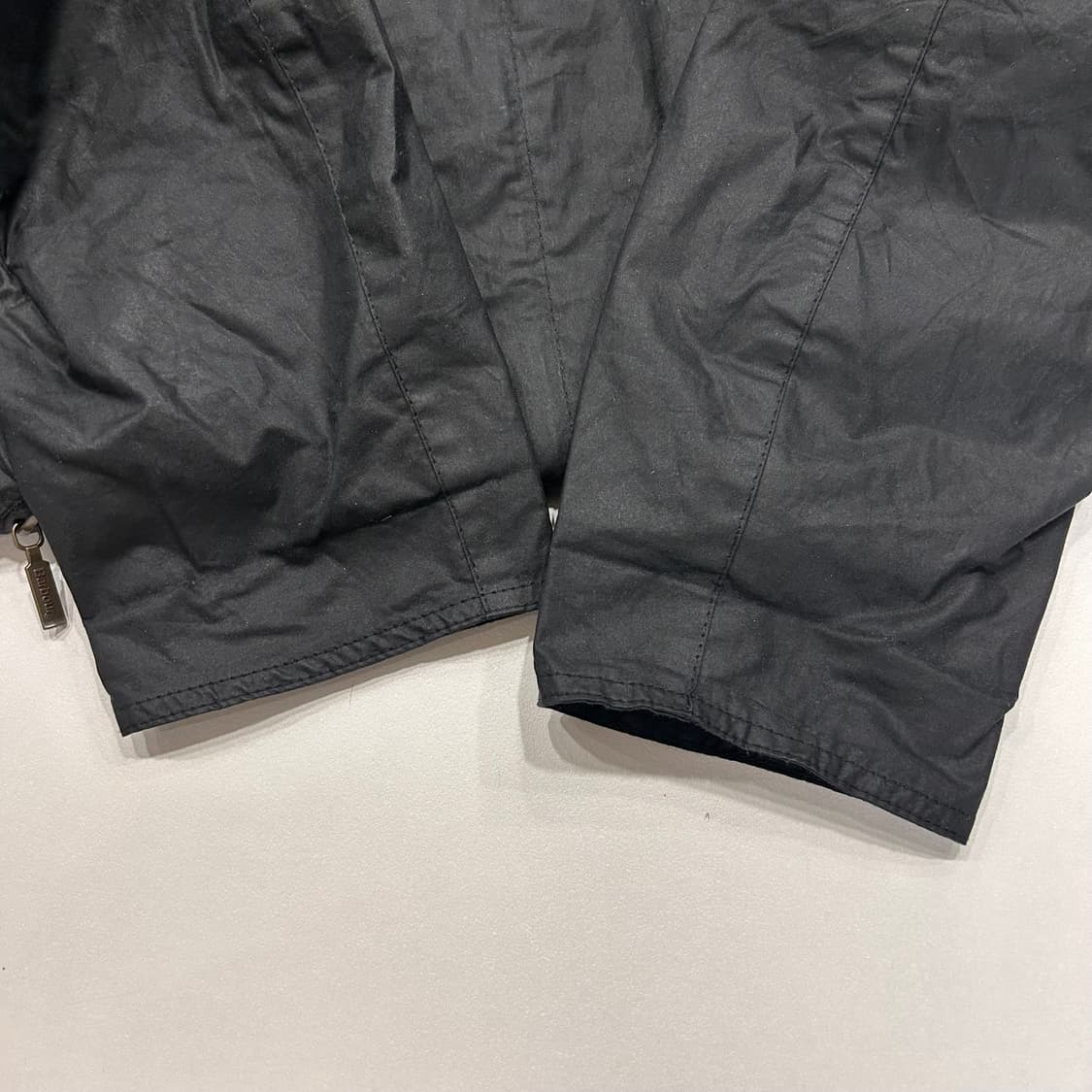 [L] 바버 18AW 라이트웨스트 왁스 자켓 블랙 A446 상품이미지6