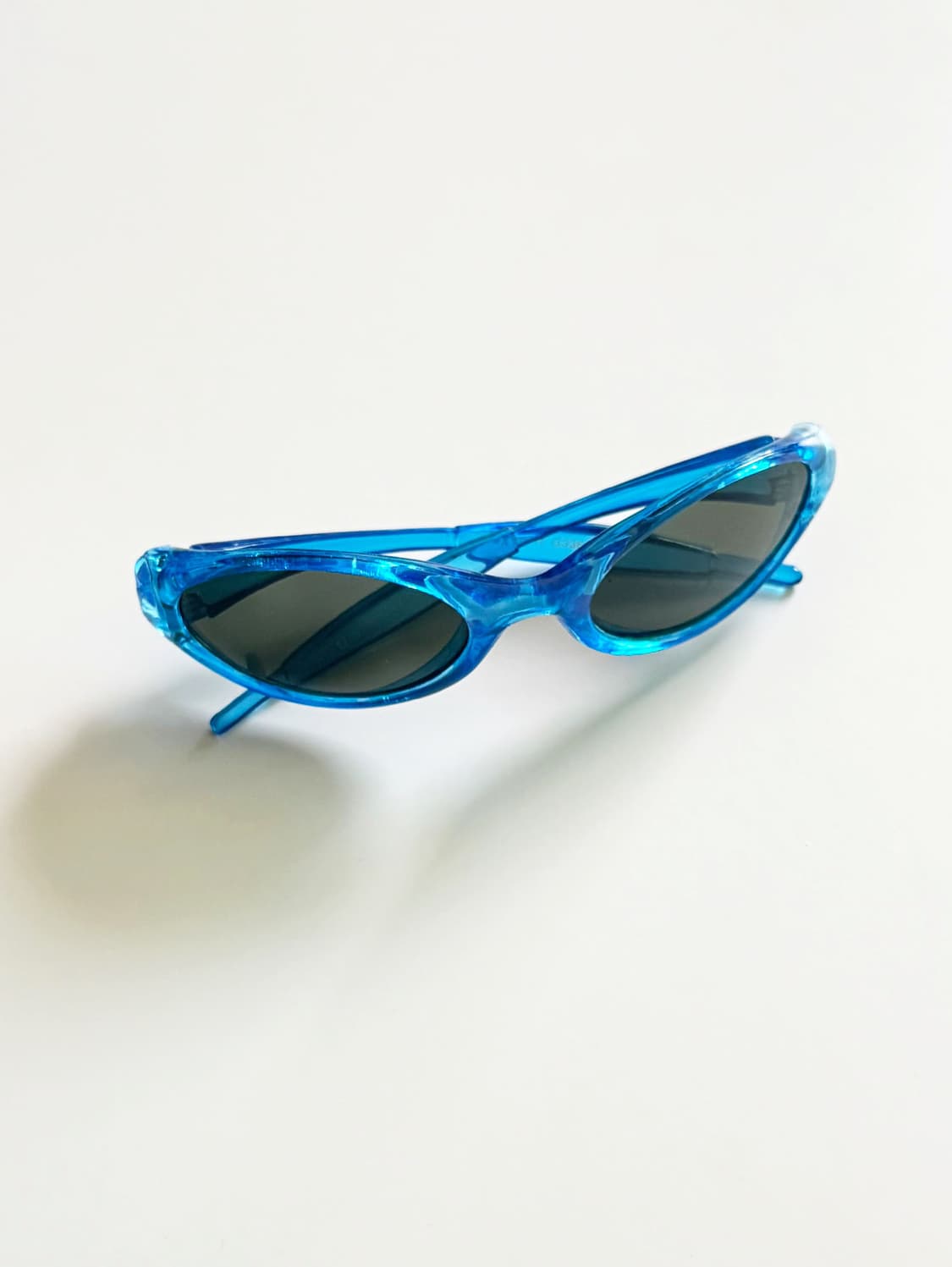 90s OXYGEN 블루 랩 어라운드 빈티지 선글라스 상품이미지2