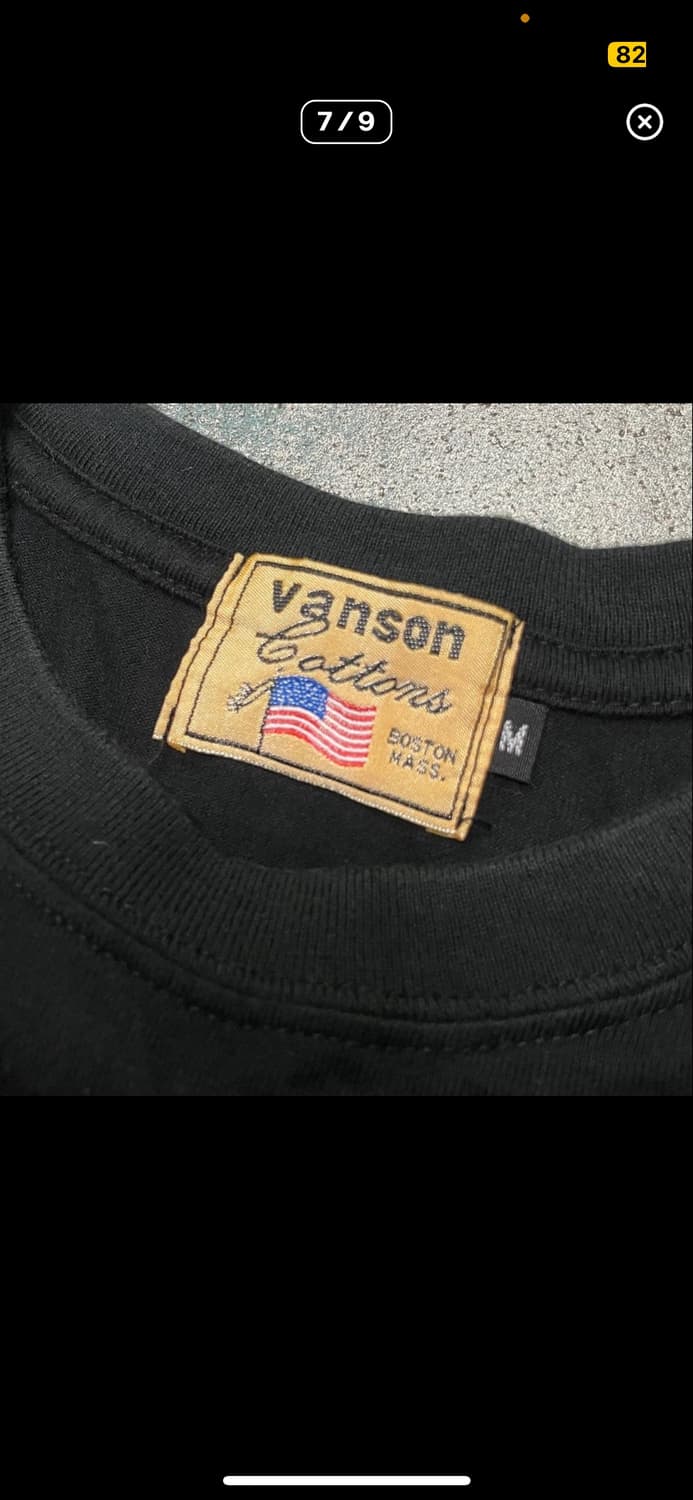 밴슨 레더 자수로고 반팔 티셔츠 상품이미지7