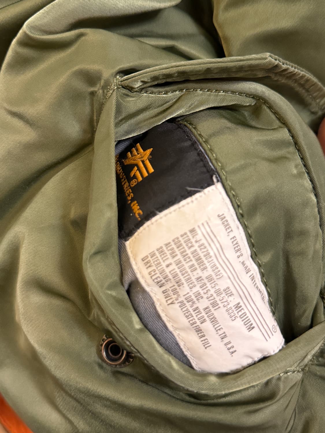 알파인더스트리 ma-1  상품이미지8