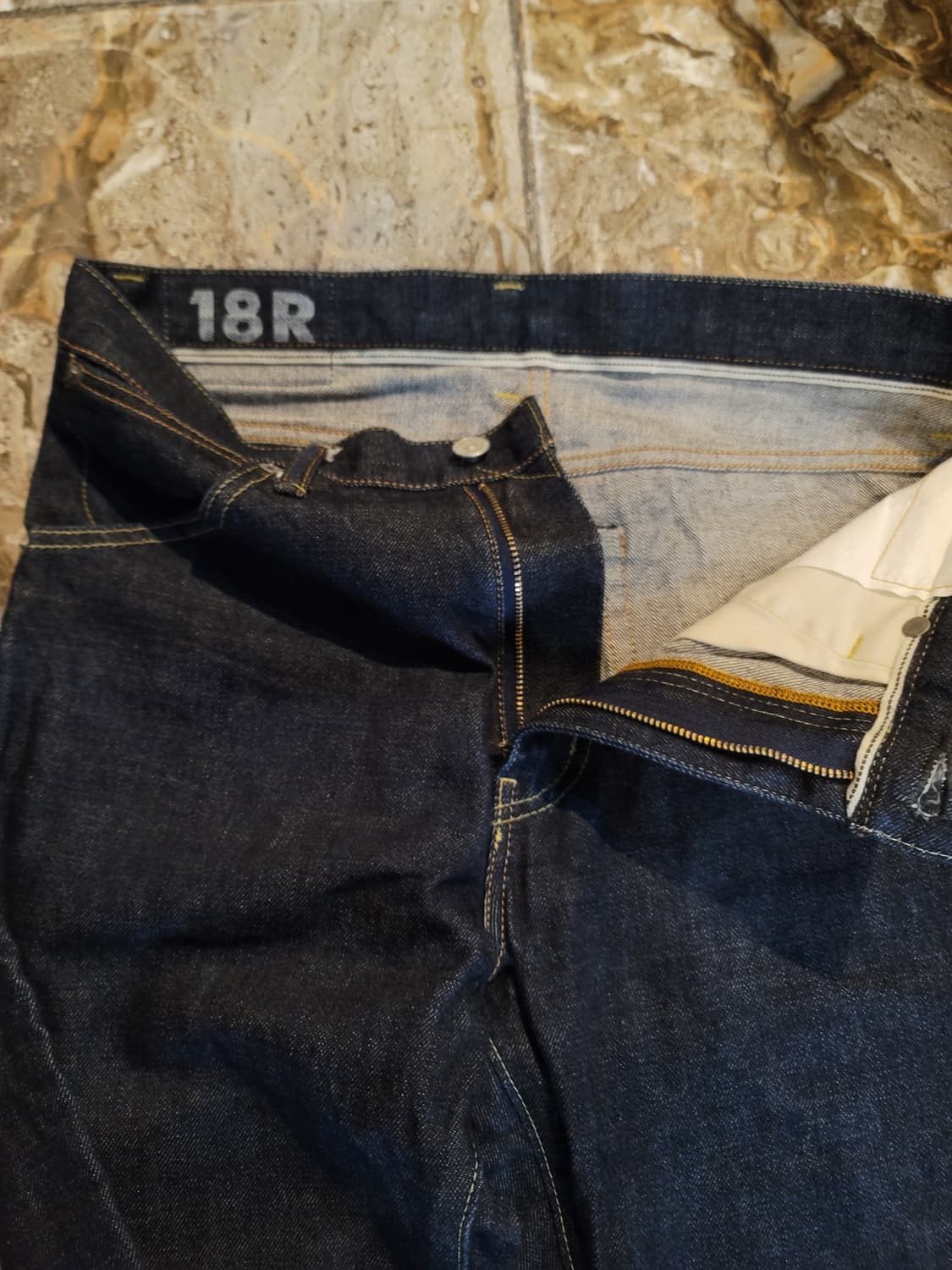 비즈빔 생지 셀비지 데님팬츠  상품이미지4