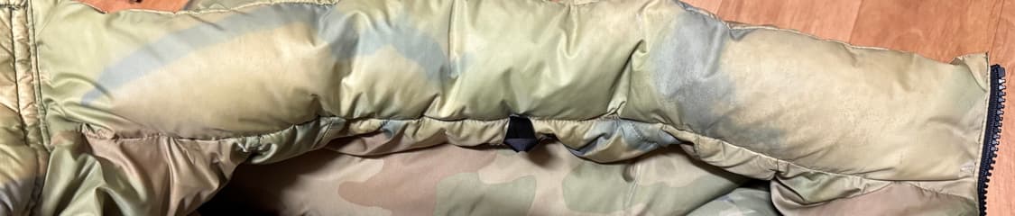 노스페이스 재팬 카모 눕시 센터로고 패딩베스트 상품이미지6