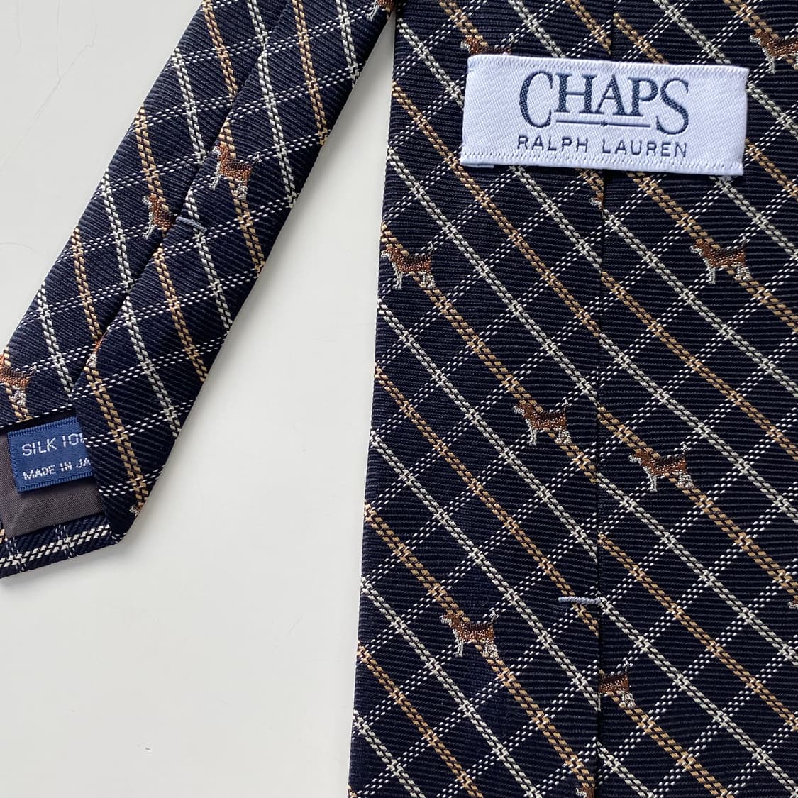 챕스 (CHAPS) 랄프로렌 명품 정품 블랙넥타이 상품이미지6