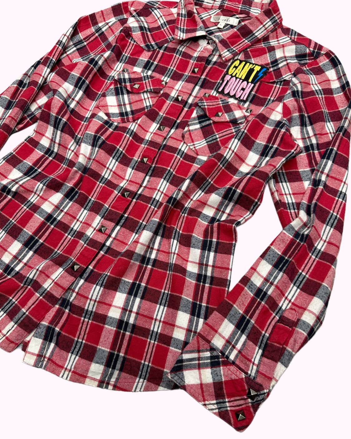 check stud western shirt 상품이미지3