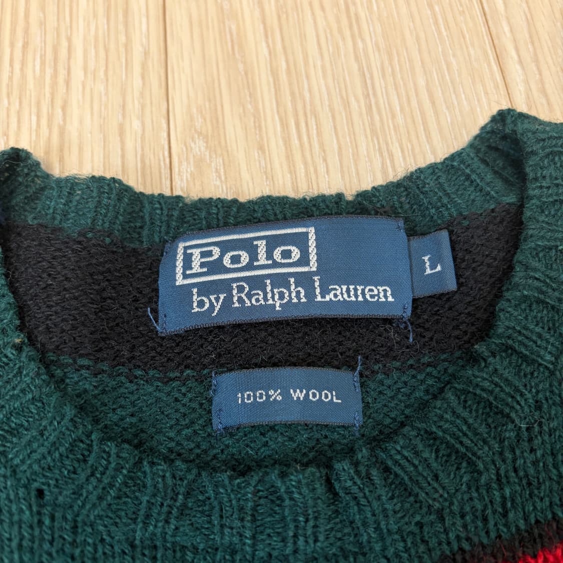 폴로 랄프로렌 울100 멀티 컬러 스트라이프 니트 상품이미지3