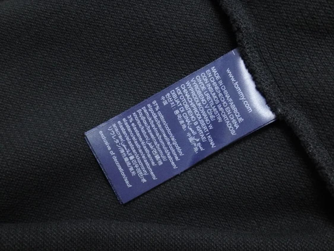 (M/95) 타미진스 블랙 면스판 티셔츠 상품이미지6