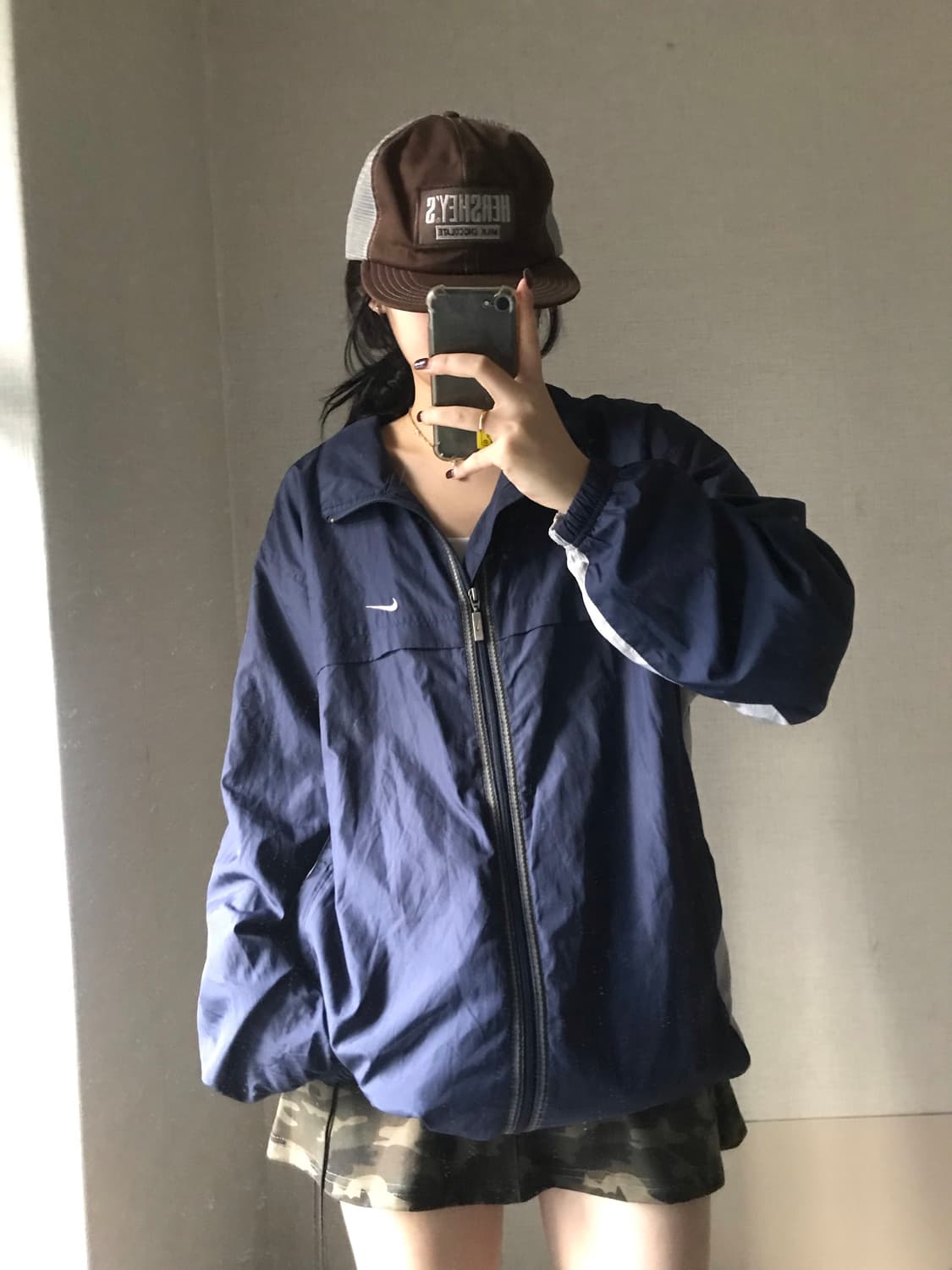 나이키 00s 네이비 바람막이 상품이미지5