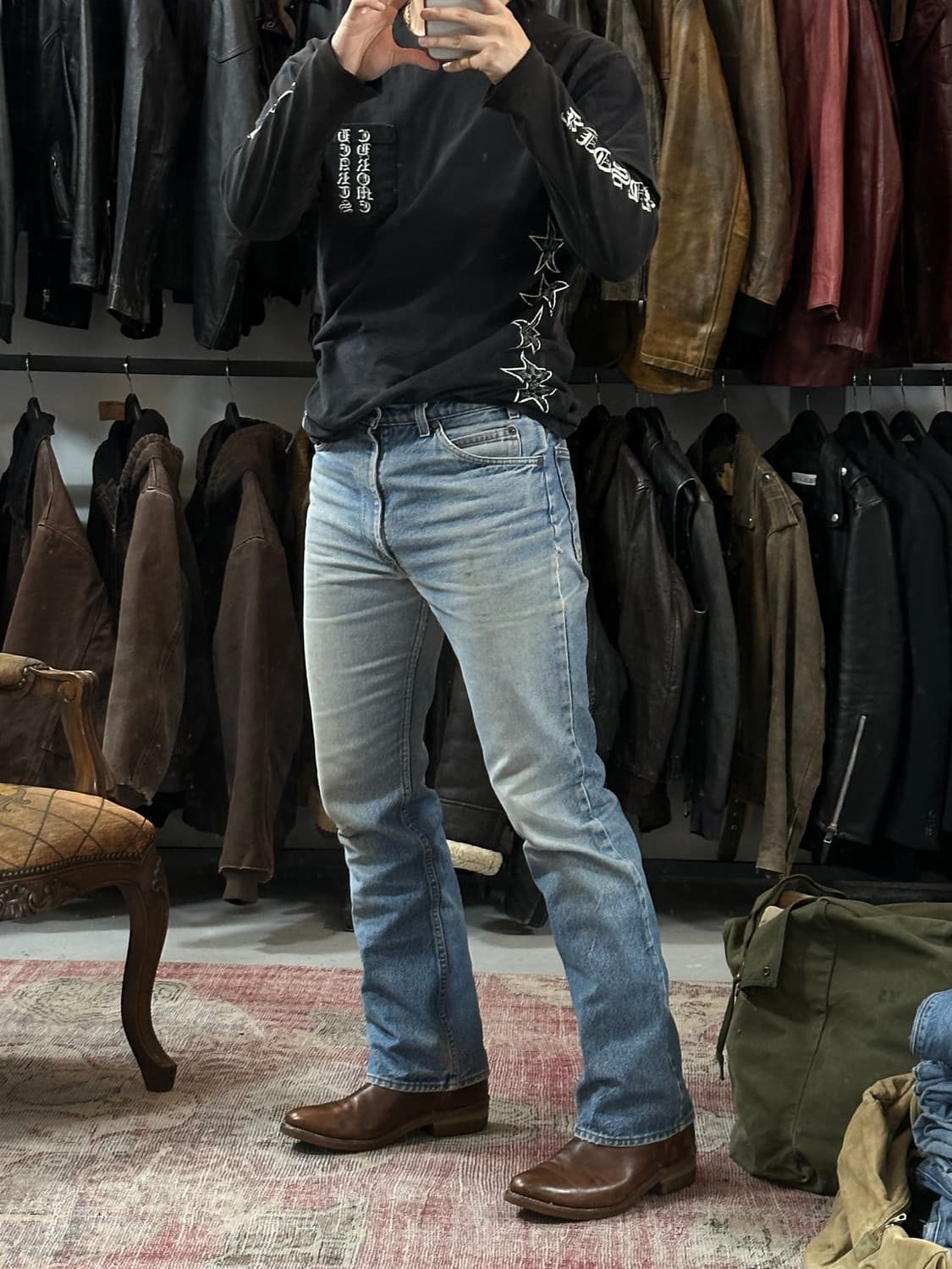 OG USA Made 레드윙 1155 페코스 웨스턴 부츠 상품이미지10