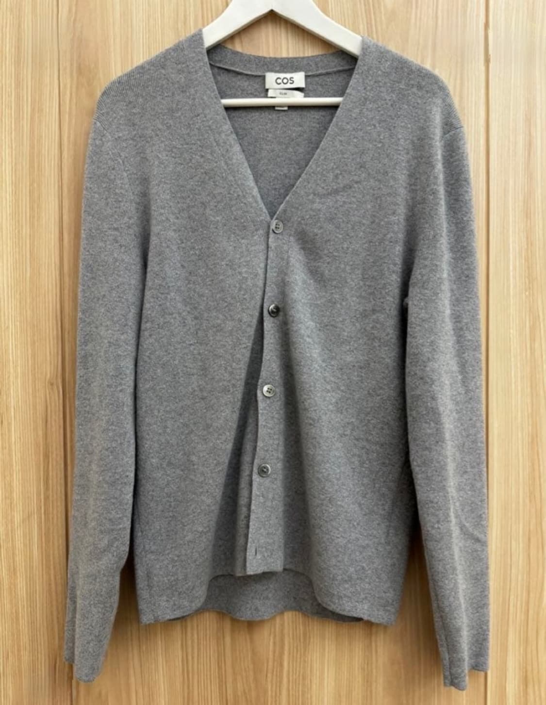 [L]코스 캐시미어 가디건 그레이 상품이미지1